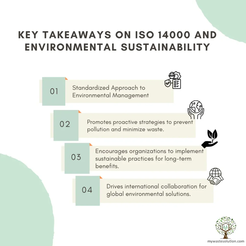 Infographic illustrating the significance of environmental management standards in promoting global sustainability practices.